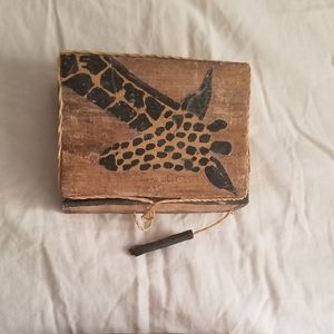 Giraffe and Zebra Trinket Boxes